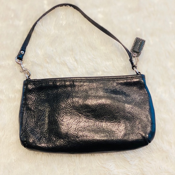 Black Coach Wristlet - Picture 3 of 4
